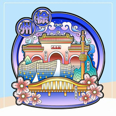 文创必进徐州亚克力木质金属冰箱贴地标景区毕业小礼物创意磁力贴