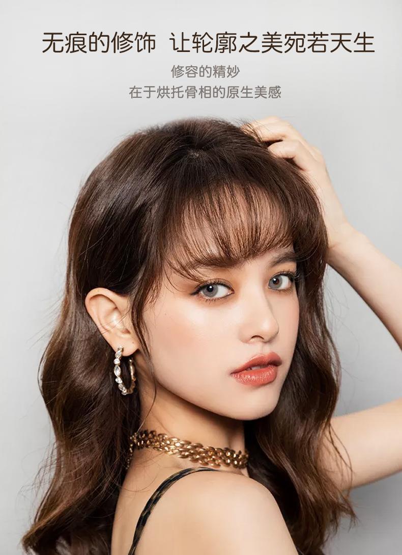 NOVO Three-dimensional Shaping dual-color Contouring Tray, three-dimensional high-gloss shadow contouring powder, long-lasting, sweat-proof and brightening skin tone Specification drawing