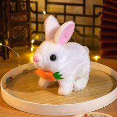 国境を越えた独立したステーションの人気のMy Realistic Bunny Toy電動リアルなウサギのぬいぐるみ