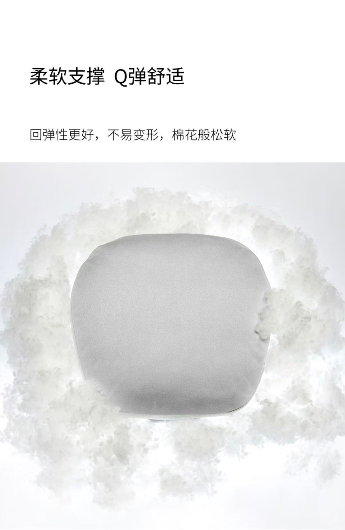 Suitable for All Xpeng Models P7/P7I/M03/G7/X9G9G6, Official Suede Headrest, Lumbar Support, and Neck Pillow