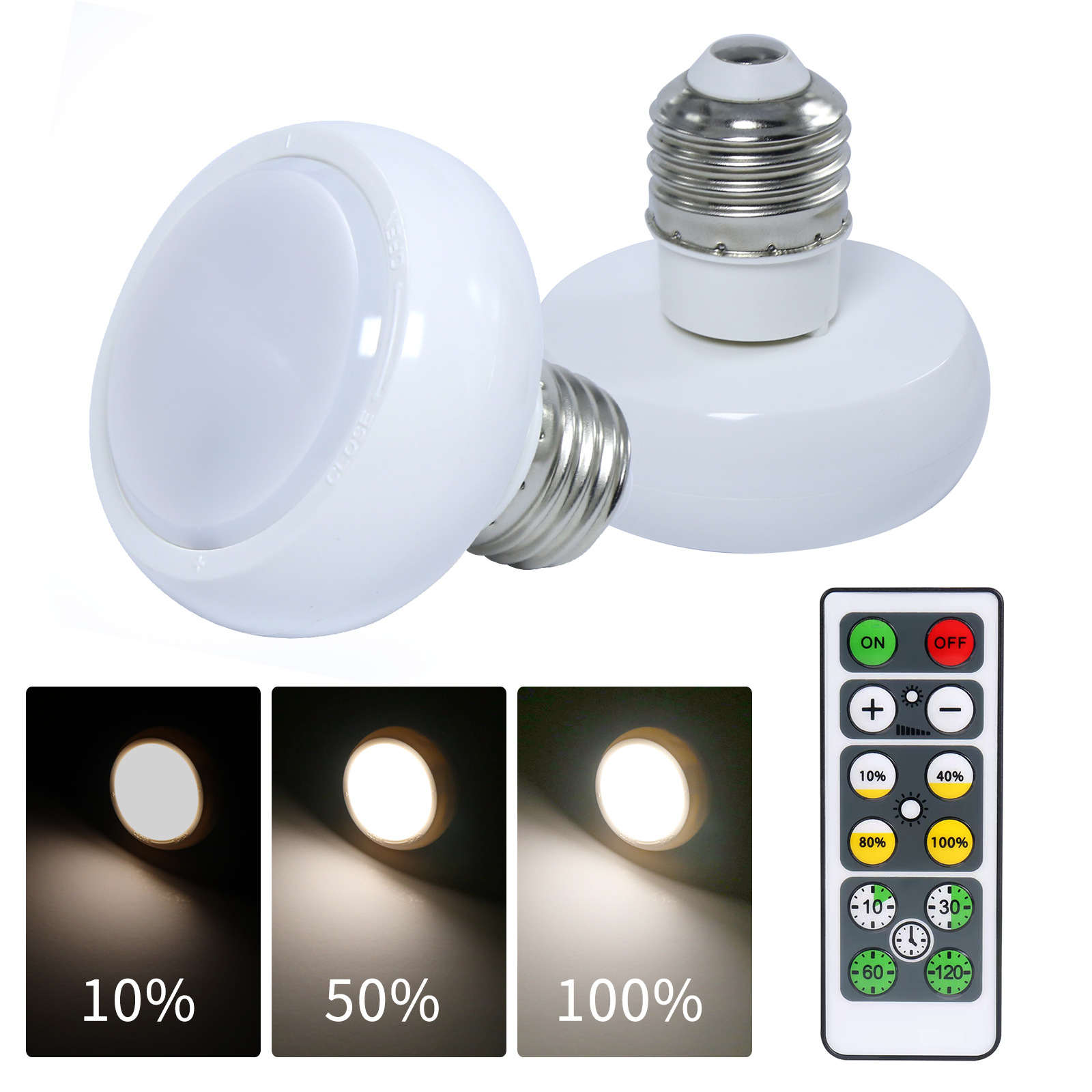 e27智能燈泡 螺口led 節能燈 兒童小夜燈嬰兒餵奶專用帶隨掛底座