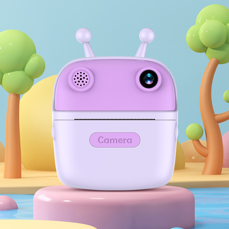 Q5 caracol dibujos animados nuevos niños fotografía de alta definición mini cámara de impresión digital puede tomar fotos y regalos de video