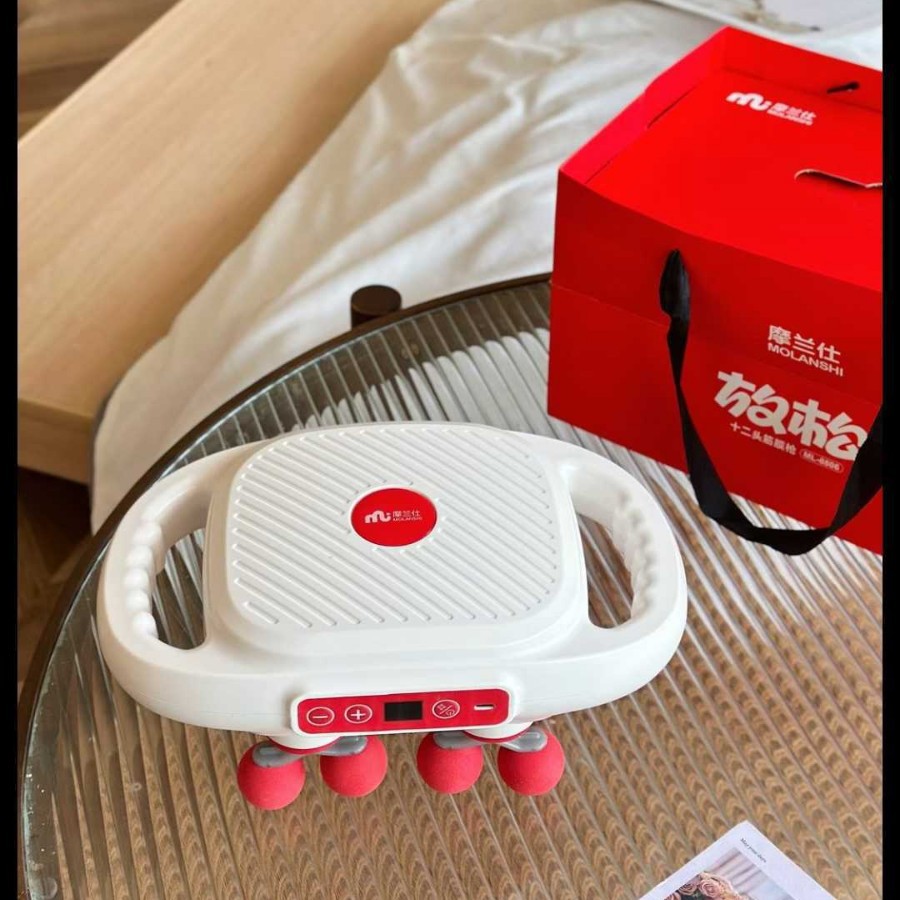 Moranshi Ml-8806 Twelve-Head Fascia Gun Portable Rechargeable Full Body Relaxation Massager Gift Wholesale