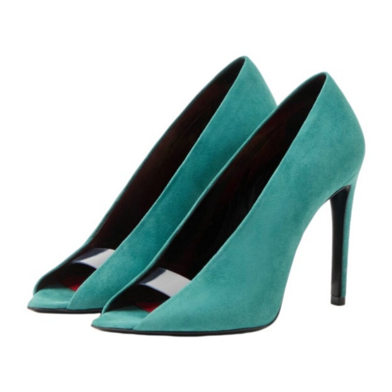 Cross-Border Women's Shoes, European and American Style Open-Toe Stiletto High Heels, Suede Fashion Shoes, Foreign Trade Women's Shoes, Direct Supply from the Source Factory Cross-Border Women's Shoes, European and American Style Open-Toe Stiletto High Heels, Suede Fashion Shoes, Foreign Trade Women's Shoes, Direct Supply from the Source Factory