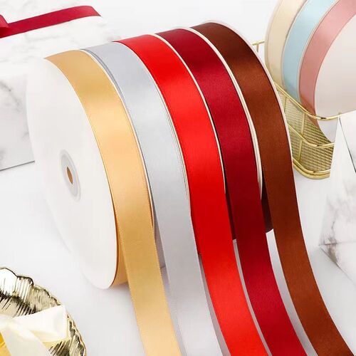 PVC Handbag Packaging Satin Ribbon Cake Ribbon Wholesale Color Ribbon Flower Tie Satin Ribbon Gift