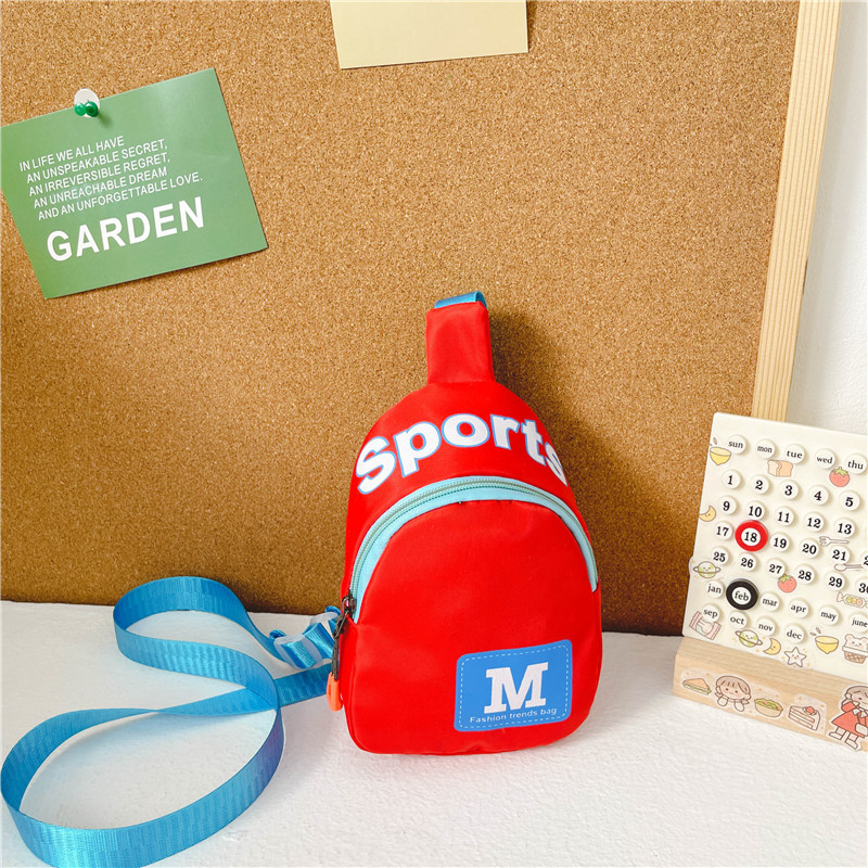 Moda para niños pequeño bolso de pecho de moda chico fresco carta bolso de hombro personalizado bebé monedero chica salida bolsa de mensajero