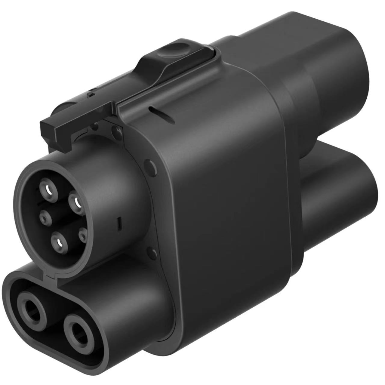 CCS2转CCS1直流超充转换头特斯拉DC快充转接头美标电动车250A