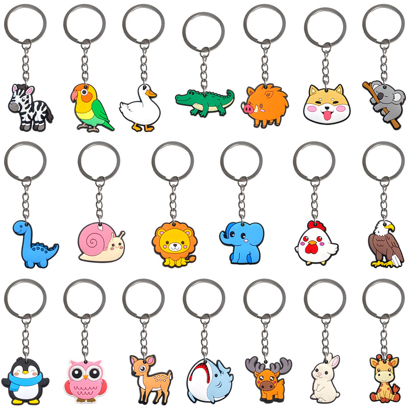 Crocodile Koala Small Animal Keychain Cute Pet Keychain Pendant Backpack Decoration Temu Hot Sale Wholesale