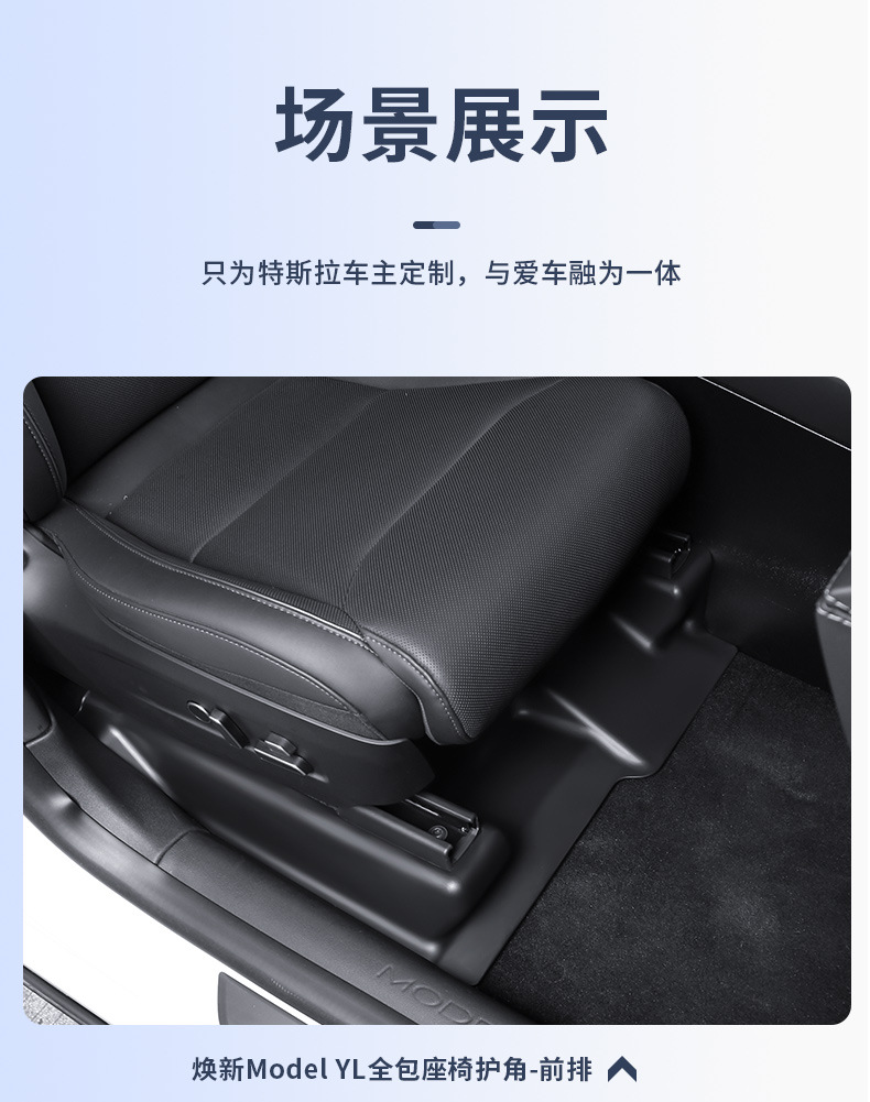 Suitable for Six-Seater Model Yl Tesla, Full Coverage Anti-Kick Corner Protection Accessories under the Seats, Cross-Border Wholesale