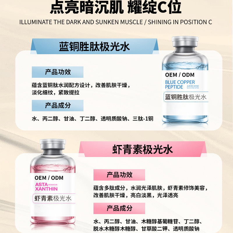 美容院の線の肌の水の光の小さい吊り瓶は皮膚の顔の皮膚の精華の原液を入れて潤いを補給します。|undefined