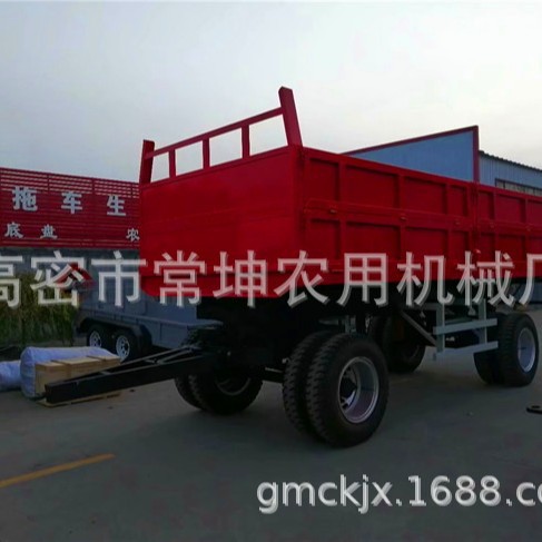厂家供应  25吨自卸拖车 后翻自卸 双油顶卸车