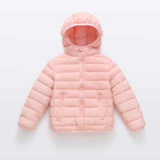 儿童轻薄款棉服外套秋冬新款男女童连帽棉衣中大童保暖棉服童装批