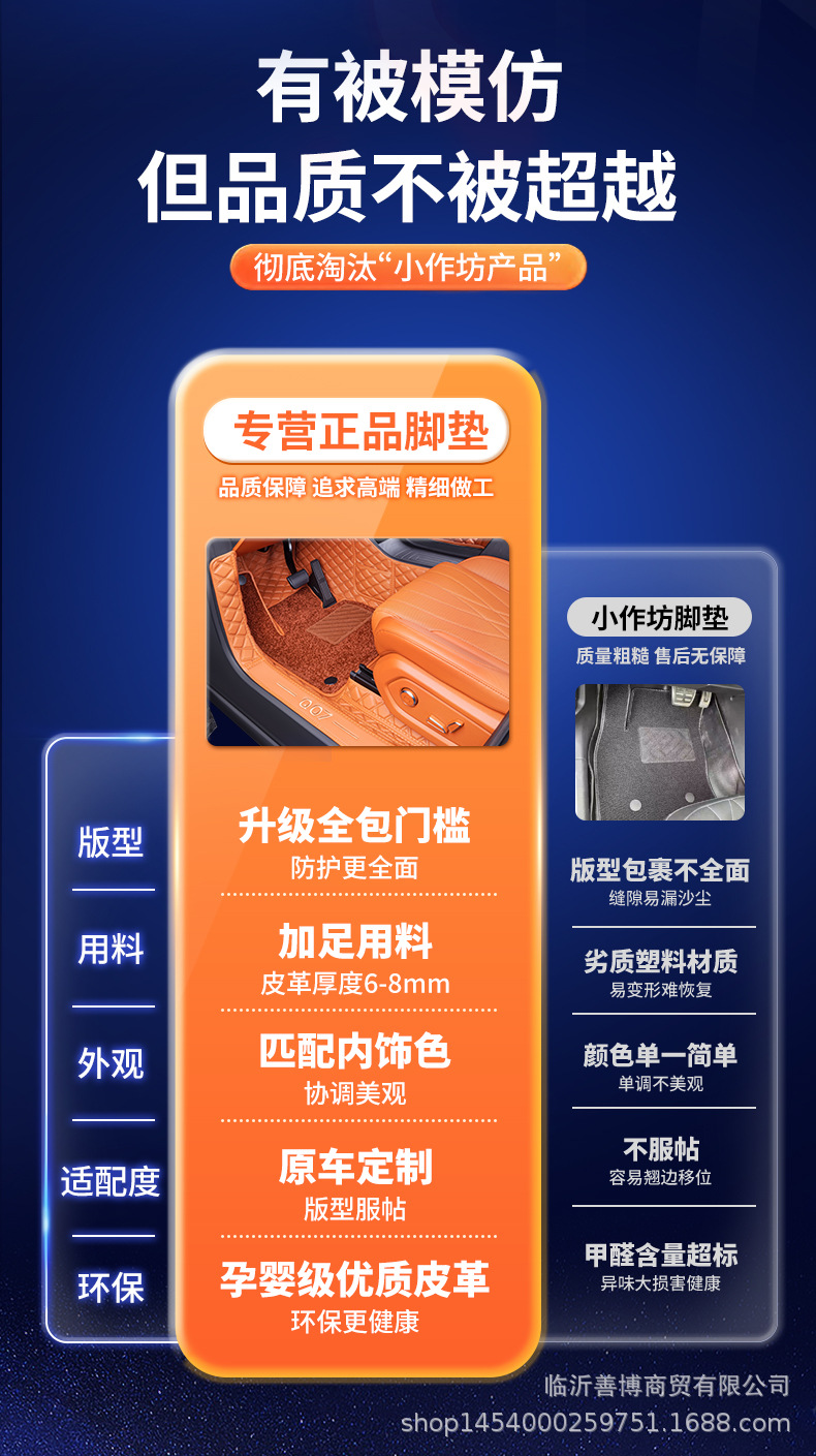 Suitable for 25 Changan Qiyuan Q07 Floor Mats, Fully Enclosed Qiyuan Q07 Special Car Floor Mats, Car Interior Modification