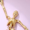 Metal trend skeleton suitable for men and women, universal pendant, earrings, retro accessory, European style, halloween