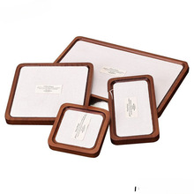 实木文玩珠宝首饰托盘戒指手镯项链看货盘饰品桌面收纳展示盘