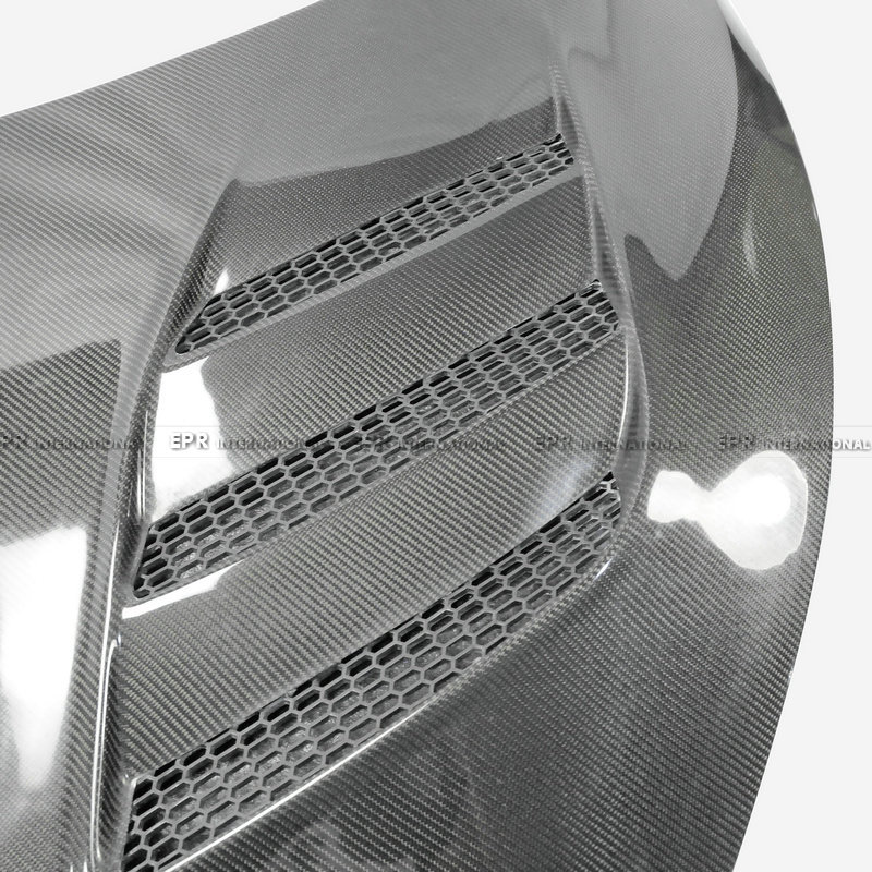 Suitable for Hyundai Veloster carbon fiber modification parts TYPEC multi-hole cooling engine hood