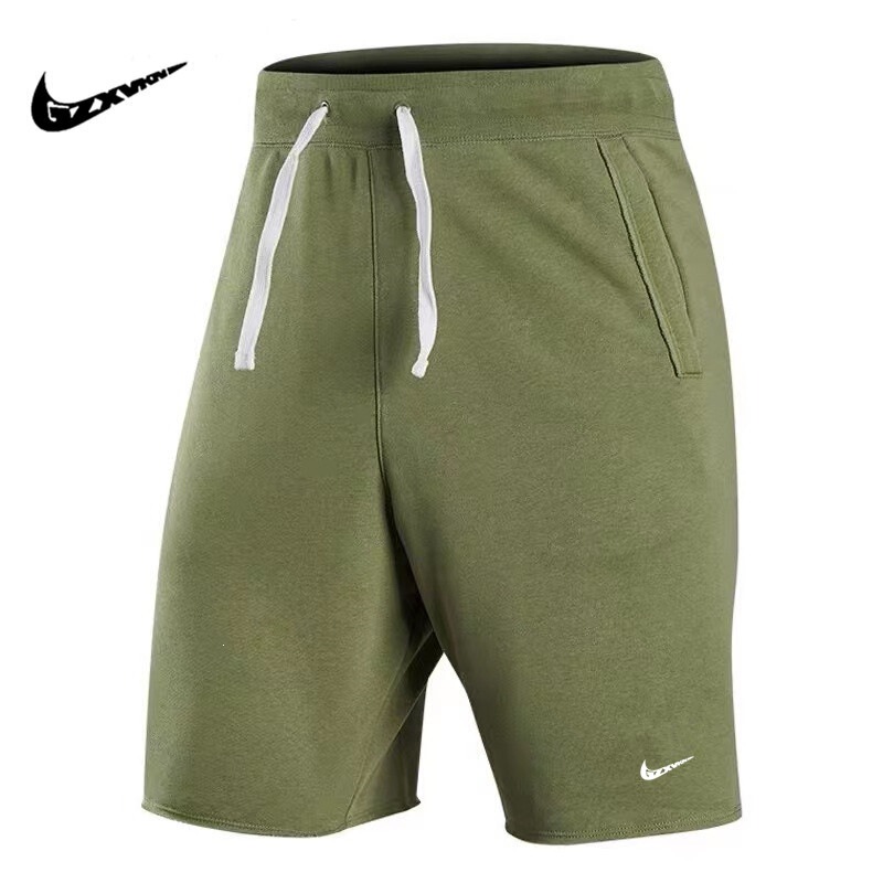 Men's Summer Thin Cotton Shorts, Casual Sports Basketball Running Trendy Mid-Length Pants