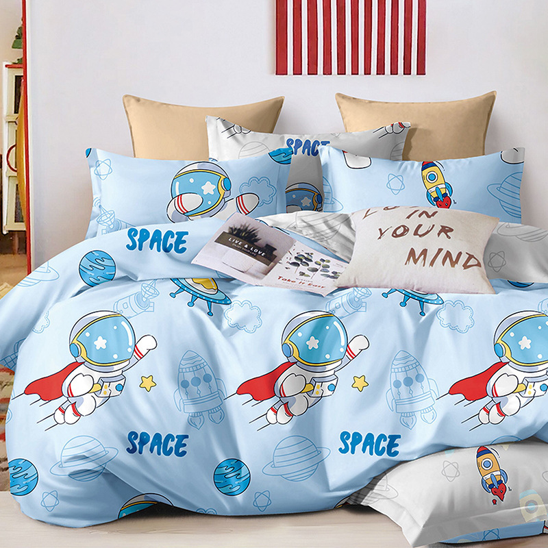 Caminata espacial azul