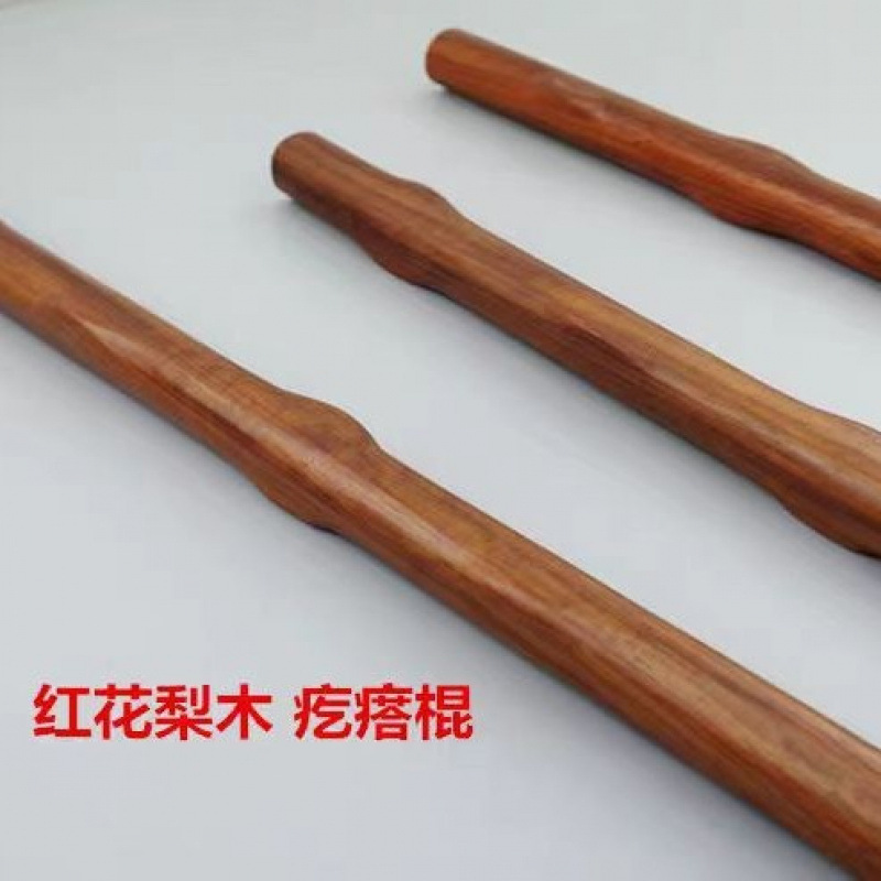 红花梨疙瘩棍太极养生杖菲律宾魔杖汽车防身狼牙棒红木棍武术