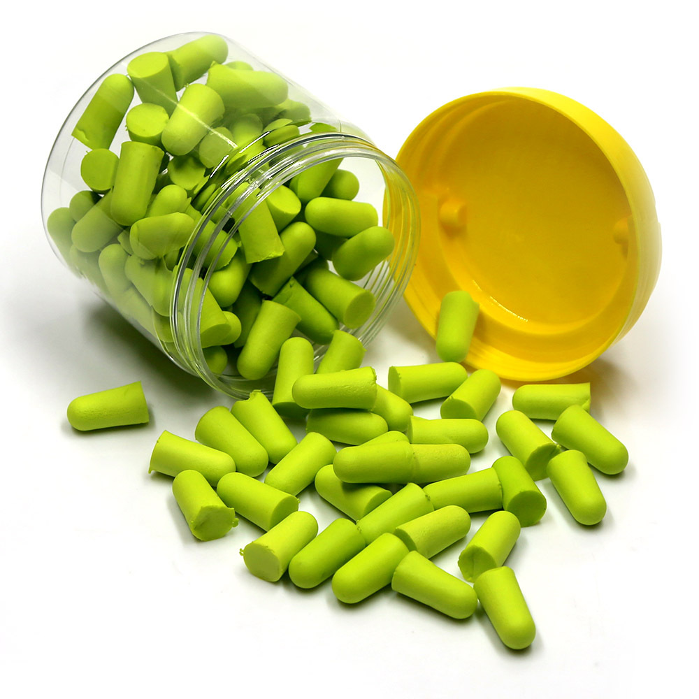 防噪音海绵耳塞 睡眠学习隔音降噪慢回弹120秒PU海绵耳塞塑料盒装