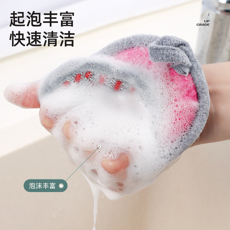 たわし、キッチンディッシュタオル、スポンジブロック、クリーニングブラシ、両面ノンスティックオイルファイバークロス、マジックポットスクラバー|undefined