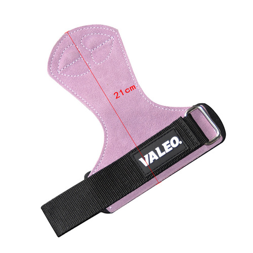 Power-assisted deadlift men's and women's sports wrist guards and grip belts VALEO pull-ups cowhide fitness palm guards wholesale