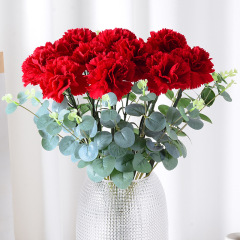 Simulated Single-Head Carnation with Single Clove Blossom Teacher Mother's Day Gift Flower Indoor Hotel Decoration Chrysanthemum