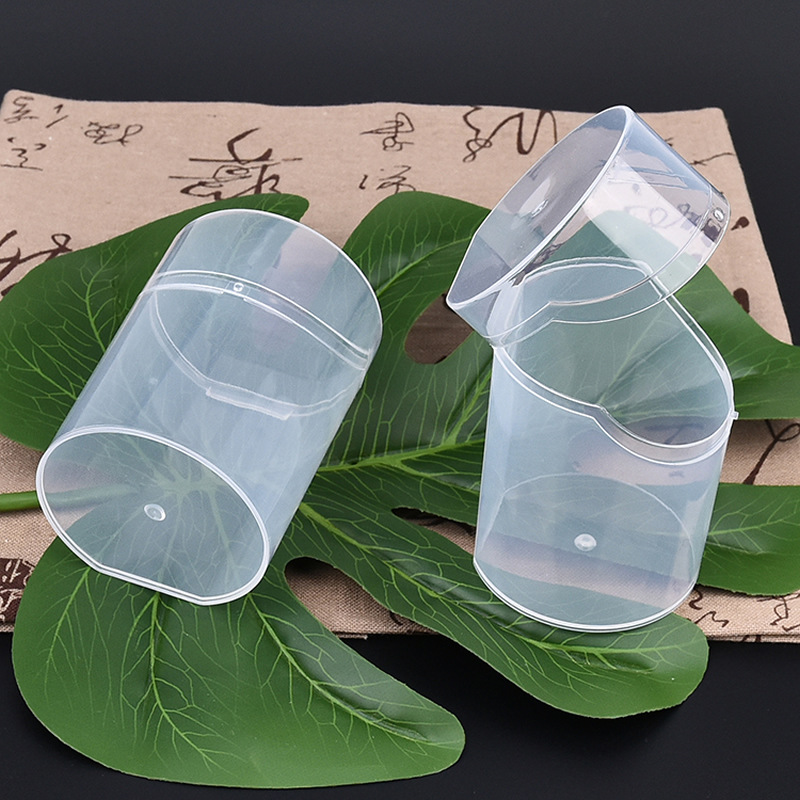 广东产高透明PP圆筒盒棉签盒130支 棉签盒圆6084六厘米圆形塑料盒