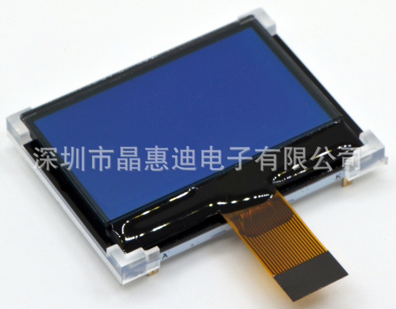 1.8��Һ��ģ�� �ֱ���128X64  ͼ�ε��� ���� STN ���װ�����ʾ��