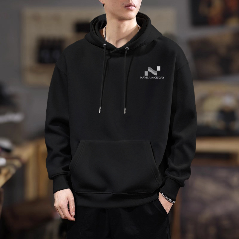 Ins americano retro veludo sudadera con capuchón hombre marca de invierno y otoño estilo callejero letra impresión suelta chaqueta de pareja