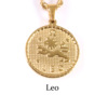 Sophisticated zodiac signs stainless steel, necklace, brand coins, pendant, European style