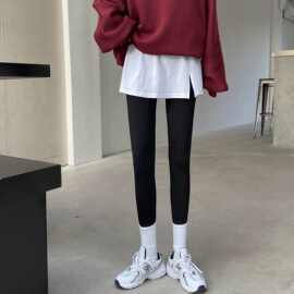 小屁帘子内搭小白裙女百搭秋冬下摆叠穿针织打底神器卫衣搭配裙子
