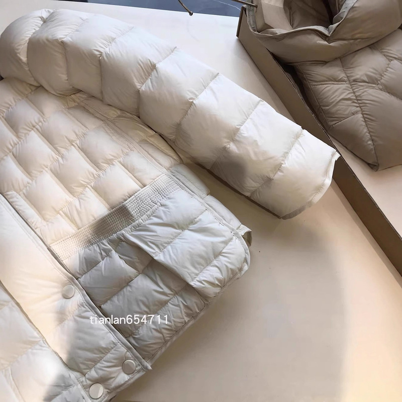 HF9162少量！特！超 超超值！福利90%白鸭绒短款小立领百搭羽绒服|undefined