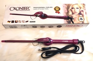 CRONIER Cr-2013LED Temperature Lcd Display Multi-speed Temperature Adjustment Ultra-fine Constant Temperature Curling Iron