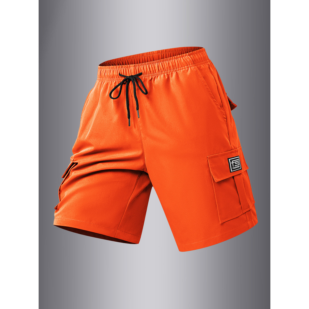 Cross-Border European and American Size Standard Summer Cargo Shorts Men's Fashion Casual Outdoor Hiking Multi-Pocket Shorts
