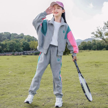 女童秋装套装2025新款女孩春秋季网红运动时髦儿童两件套洋气春款