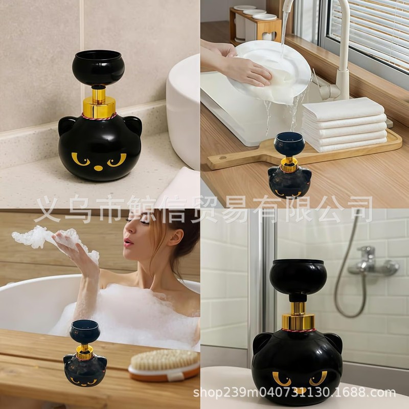 跨境创意热销新Cat Paw Foam Soap Dispenser猫爪肥皂泡沫分配器|undefined