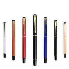 スポットシンプルなクラシックビジネスメタル署名ペン 801 オフィス広告ギフトボールペンはロゴを印刷できます