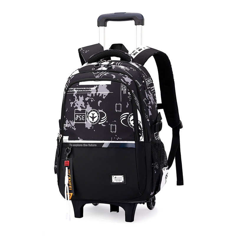 Nueva bolsa de tracción ligera para niños de escuela primaria, bolsa de gran capacidad para estudiantes de secundaria 3 - 6 grados, bolsa de escaleras