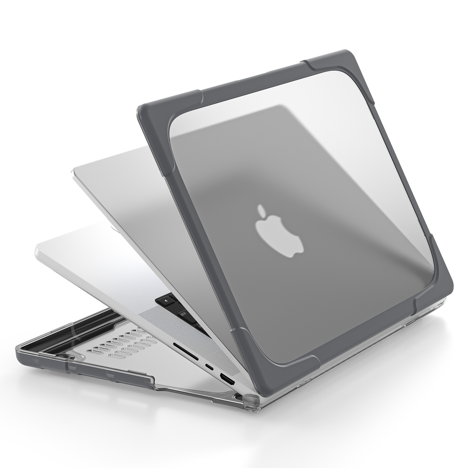适用苹果笔记本pro14寸电脑保护套Macbook Air13散热pc支架防摔壳-阿里巴巴