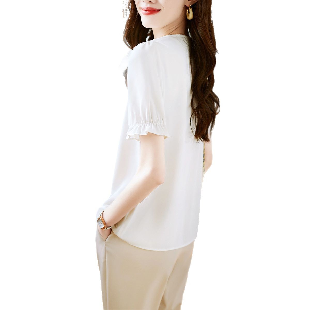 Summer fashionable elegant classic comfortable shirt