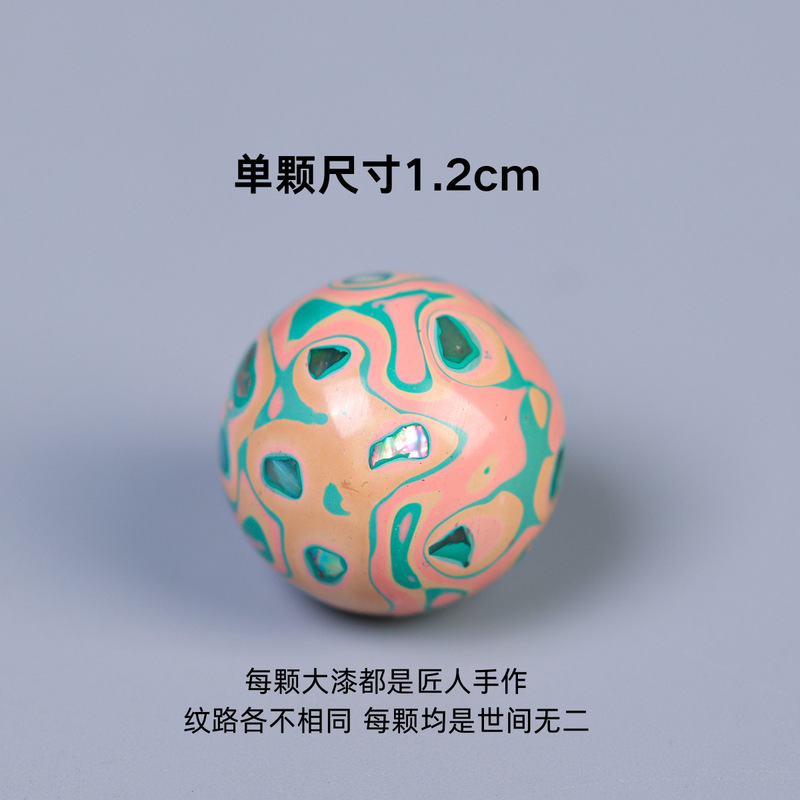 大きな漆ビーズ 12 ミリメートル螺鈿ルースビーズメーカー卸売ブレスレットシングルビーズ仏ビーズ DIY マルチ宝ブレスレットアクセサリー|undefined