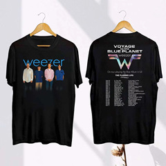 Weezer バンド コットン Tシャツ ヴィンテージ メンズ レディース ヒップホップ Tシャツ Fas