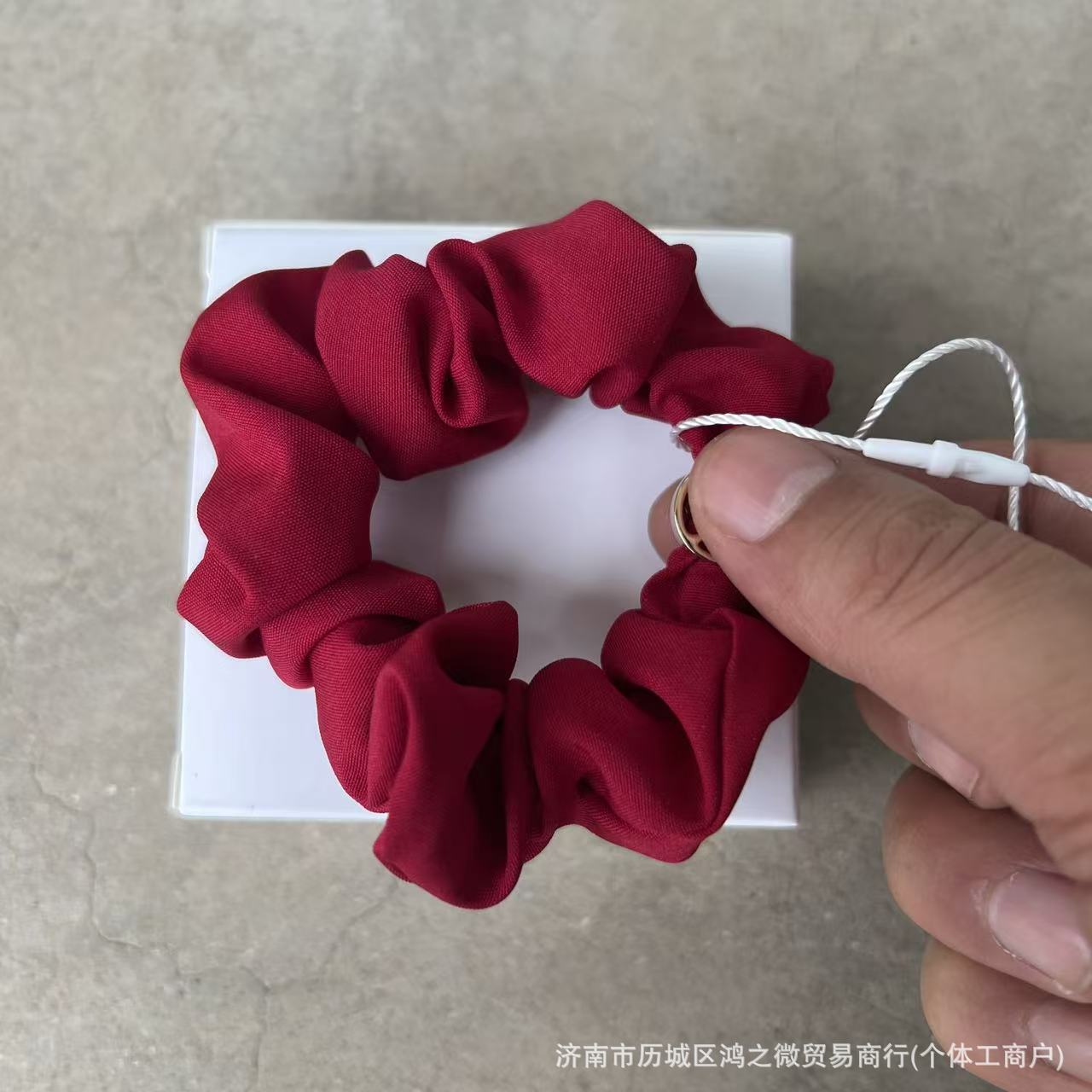 Lu's Chanel-Style Women's Logo Hair Tie, Yoga Sporty Ponytail Hair Rope, Fresh, Sweet, Simple, High Elasticity