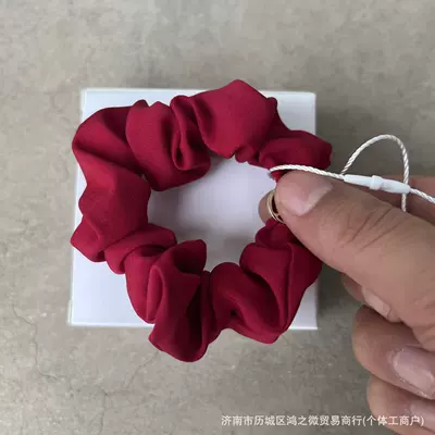 Sweet, Simple, High Elasticity, Saç üçün rezinlər - burgundy