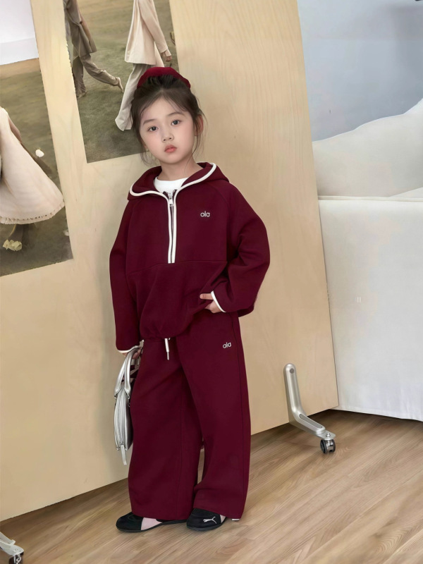 女童韩版长袖卫衣套装2025秋装洋气儿童运动时尚休闲裤秋季两件套|undefined
