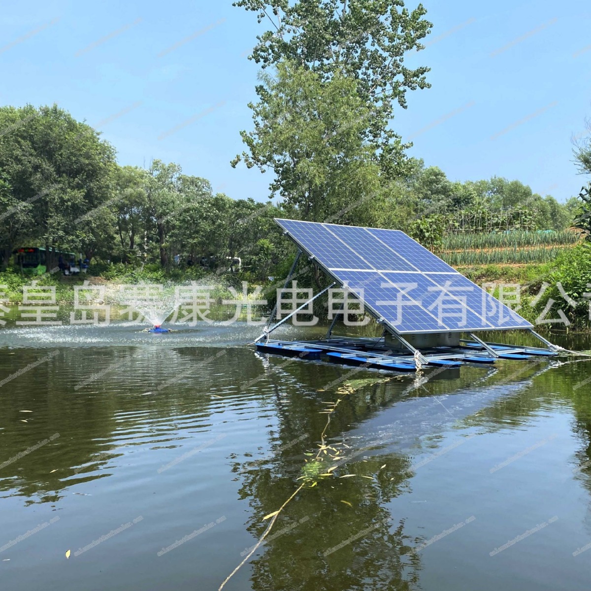 太阳能曝气机组池塘鱼塘小型离网系统家庭储能可设计秦皇岛厂家