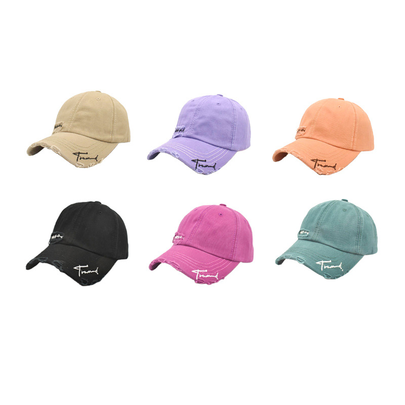 Unisex Fashion Letter Handmade Curved Eaves Baseball Cap display picture 1