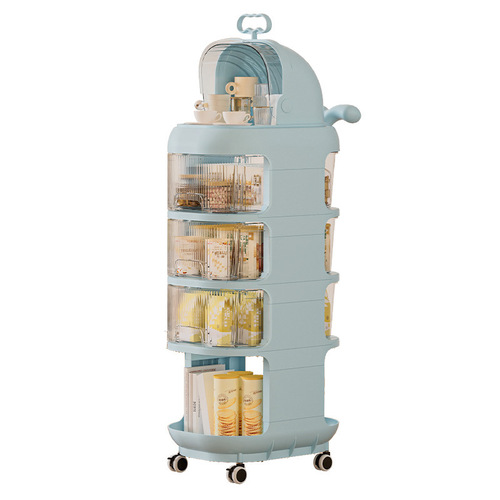 Baby Supplies Storage Shelf Whale Baby Stroller Floor Multi-layer Creative Bedside Mobile Snack Storage Shelf PP 