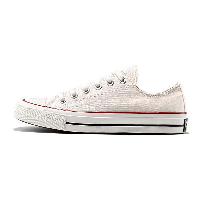 Meiji Conway de los años 1970 zapatos de lona de pareja alta mujer estrella clásica baja zapatos deportivos casuales skate hombre image 11